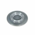 Azar Displays 9'' Wide Revolving Display Base-SLOPED CLEAR, 10PK 610109-CLR